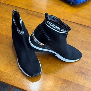 Michael Kors Black and White Sneakers